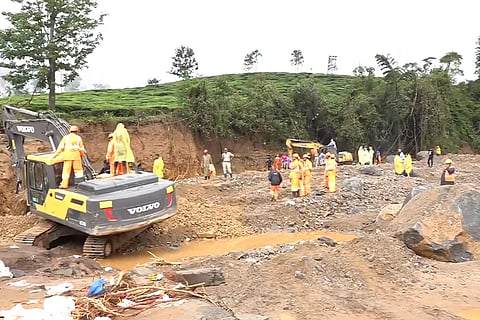 Rescue op in landslide-hit Wayanad